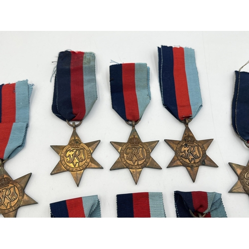 2279 - Ten WWII 1939-1945 Star campaign medals