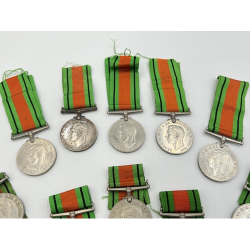 2280 - Ten WWII Defence medals