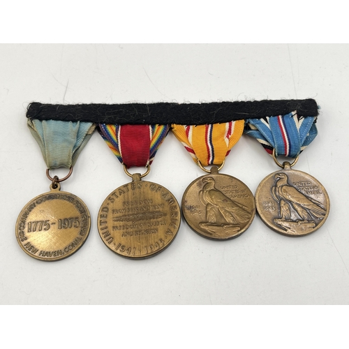 2286 - A United States of America WWII and later medal group to include Victory, Asiatic Pacific Campaign, ... 