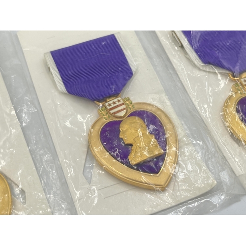 2293 - Three U.S. Military Purple Heart medals