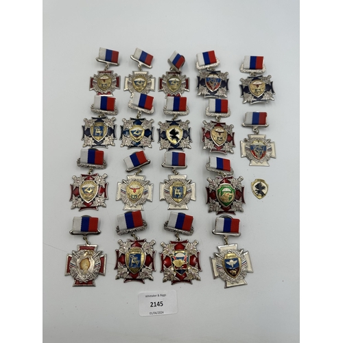 2145 - A collection of Russian military medals