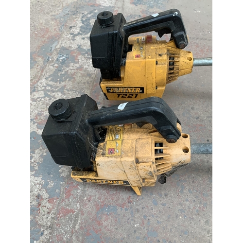 897 - Two Partner T221 petrol strimmers