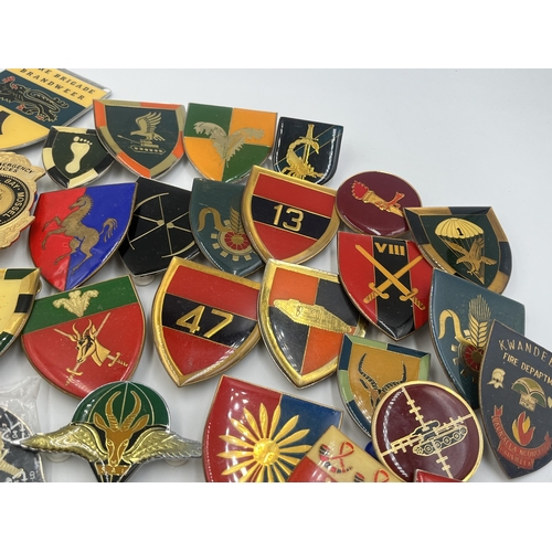 2158 - A collection of South African military badges