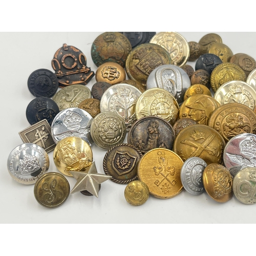 2160 - A collection of military buttons