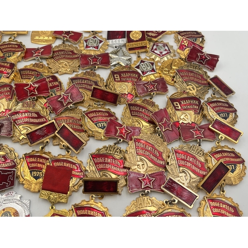 2161 - A collection of Russian badges and medals