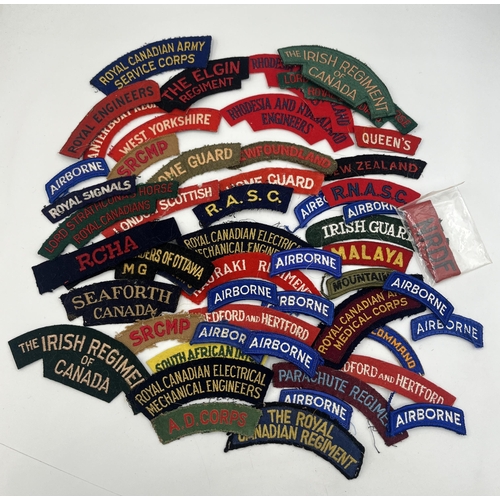 2178 - A collection of military shoulder patches to include New Zealand, Royal Canadian Army Medical Corps,... 