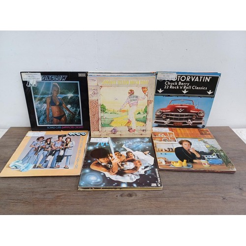 732 - A collection of LP vinyl records to include David McWilliams, Jerry Reed, Verity, Mainline, Steven H... 