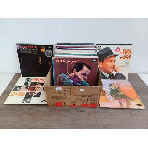 733 - A collection of LP vinyl records to include Dick Haymes, Paul McCartney & Wings, a large quantity of... 