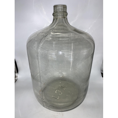 378A - A vintage glass demijohn - approx. 45cm high