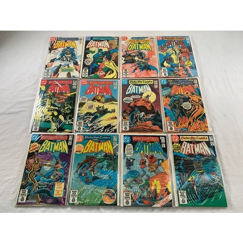 2311 - Approx. One Hundred DC Comics. Detective Comics (Vol.1) Includes #475 this issue was nominated for F... 