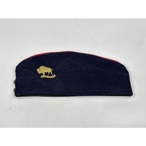 2135 - A WWII Canadian Manitoba Volunteer Reserve field service cap