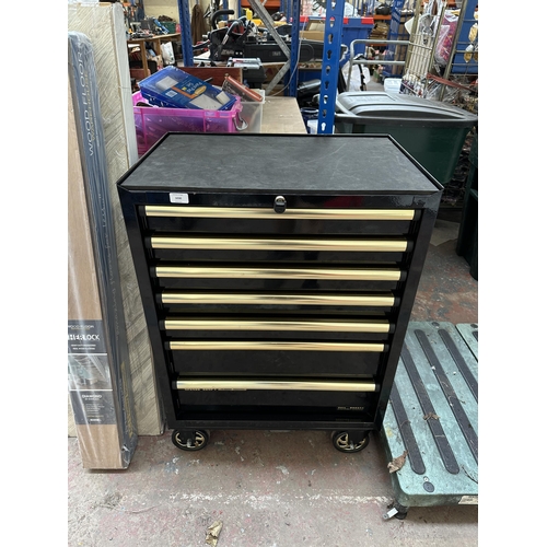 1030 - A Clarke HD Plus rolling tool chest - approx. 68cm wide x 96cm high x 47cm deep