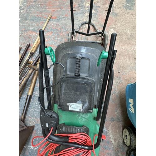 1078 - A Gardenline carbon power motor electric lawnmower