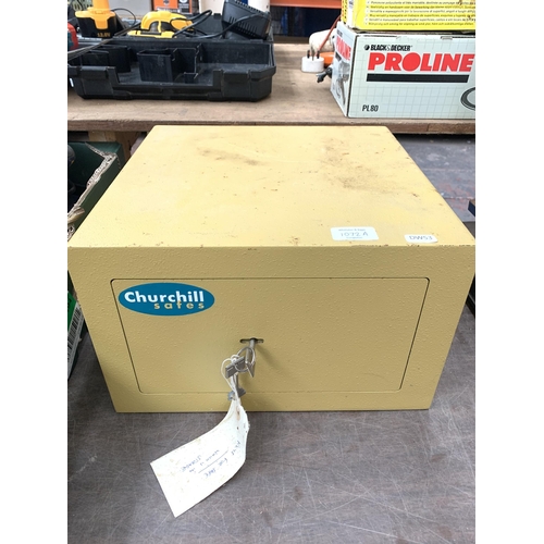 1072A - A Churchill Safes metal safe