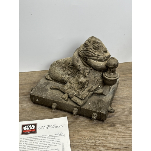 485 - A boxed Applause Star Wars Classic Collectors Series Jabba the Hutt statuette