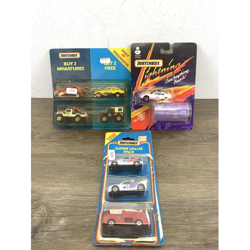 512 - Five boxed Matchbox diecast model vehicle sets to include The Nigel Mansell Collection, Lightning Ca... 