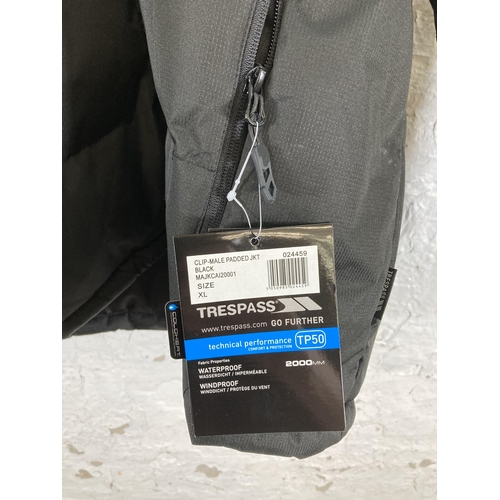 552 - A Trespass Technical Performance 50 padded outdoor jacket - size XL