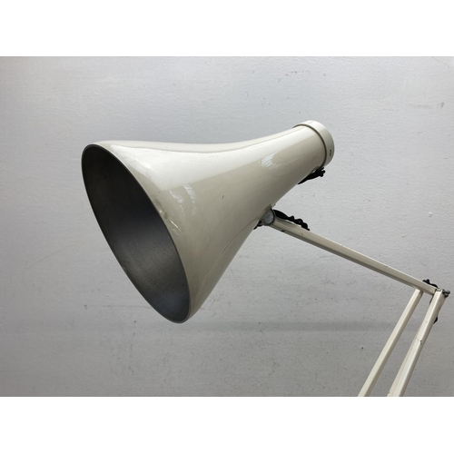 607 - A 1970s Herbert Terry & Sons Ltd. Anglepoise white desk lamp