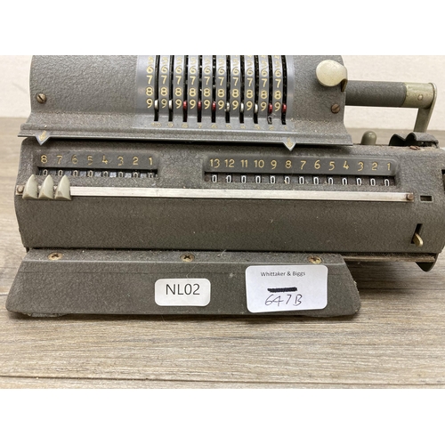 647B - A mid 20th century Multo Addo calculator