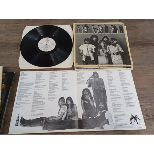 731 - Ten Fleetwood Mac LP vinyl records, five 'Rumours' (two WB 56 344 textured sleeve, two K56344 with i... 