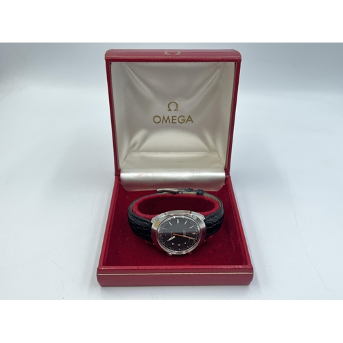 2236 - A boxed 1969 Omega Chronostop cal. 865 manual wind men's wristwatch with original Omega crystal - re... 