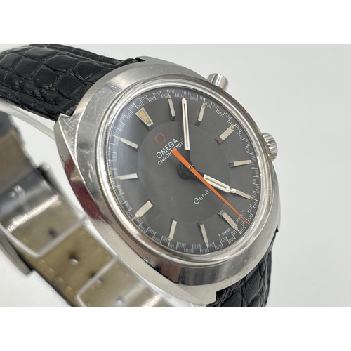 2236 - A boxed 1969 Omega Chronostop cal. 865 manual wind men's wristwatch with original Omega crystal - re... 