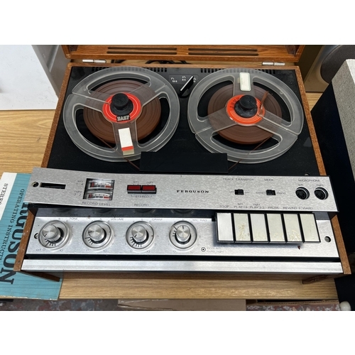 795 - A Ferguson 3232 solid-state reel-to-reel tape recorder with instruction manual