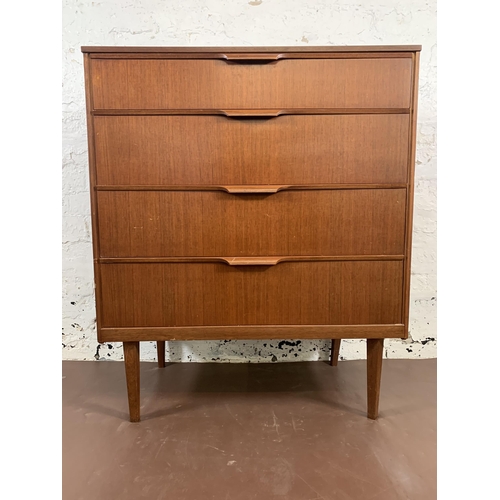 2 - A 1960s Austinsuite teak chest of drawers by Frank Guille - approx. 93cm high x 79cm wide x 41cm dee... 
