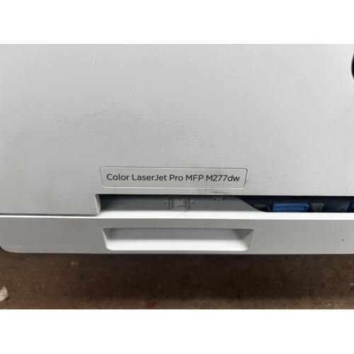 697 - A HP Color Laser Jet Pro MFP M277 dw printer