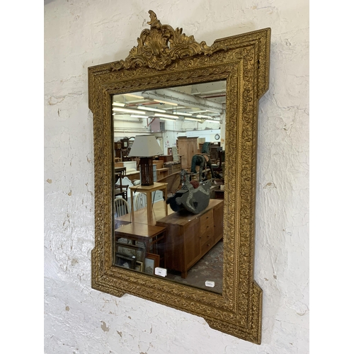 266 - A 19th century French gilt framed wall mirror - approx. 88cm high x 61cm wide