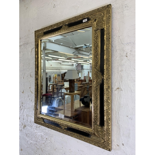 267 - A 19th century style gilt framed bevelled edge wall mirror - approx. 66cm high x 55.5cm wide