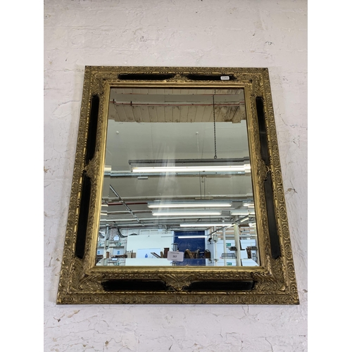 267 - A 19th century style gilt framed bevelled edge wall mirror - approx. 66cm high x 55.5cm wide