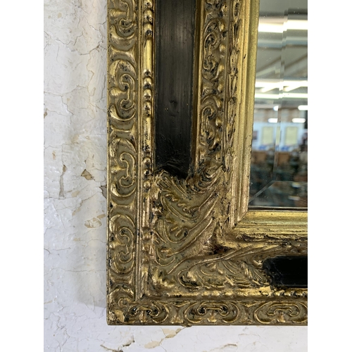 267 - A 19th century style gilt framed bevelled edge wall mirror - approx. 66cm high x 55.5cm wide