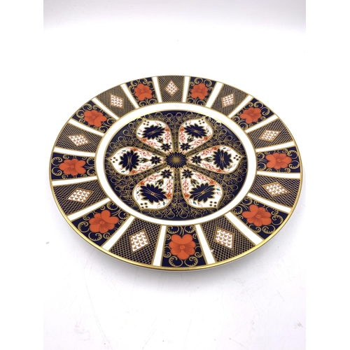 338 - A Royal Crown Derby Old Imari 1128 circular plate - approx. 27cm diameter