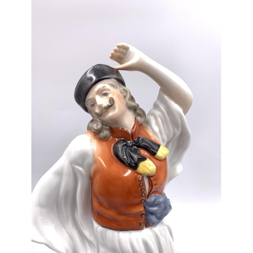 350 - A Herend of Hungary porcelain dancer figurine - approx. 29cm high