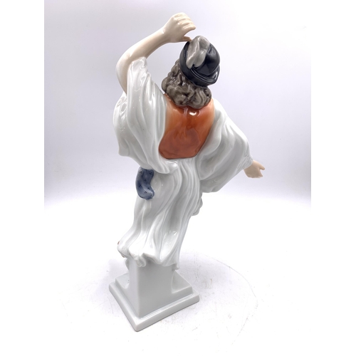 350 - A Herend of Hungary porcelain dancer figurine - approx. 29cm high