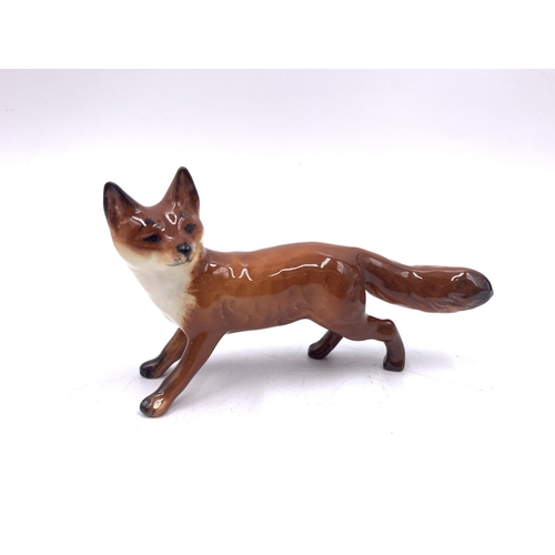 354 - Eight Beswick animal figurines, seven foals and one fox