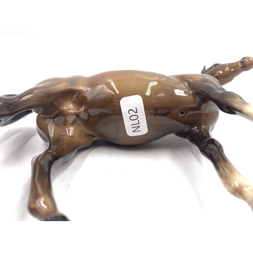 356 - A Beswick Xayal Arab brown gloss horse figurine, model no. 1265 - approx. 16cm high