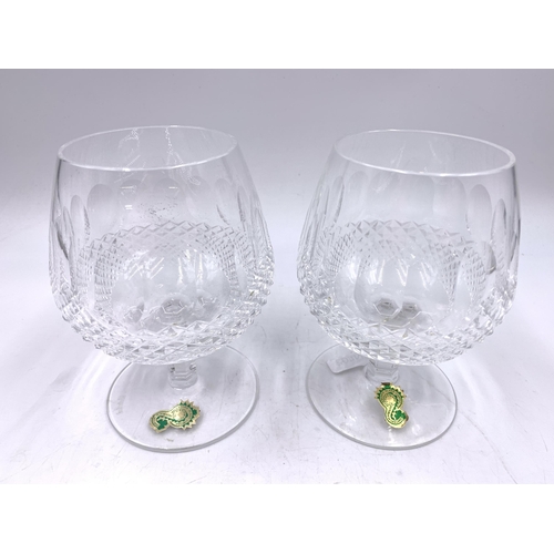 370 - A pair of Waterford Crystal Colleen brandy snifters - approx. 13cm high