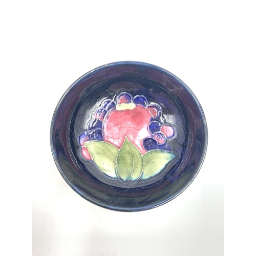 376 - A Moorcroft Pomegranate circular footed bowl - approx. 8cm diameter