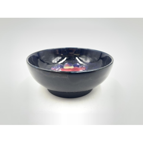 376 - A Moorcroft Pomegranate circular footed bowl - approx. 8cm diameter