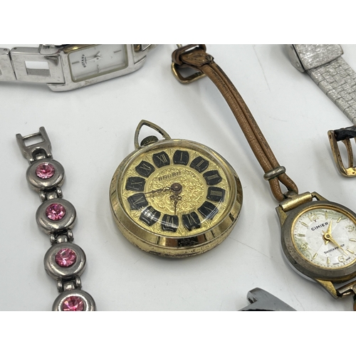 2226 - A collection of lady's and men's wristwatches to include gillex, Basis, Ardem 17 jewels, Pulsar etc.