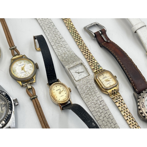 2226 - A collection of lady's and men's wristwatches to include gillex, Basis, Ardem 17 jewels, Pulsar etc.