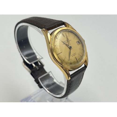 2228 - A vintage Guda Superautomatic 41 Jewels Incabloc  wristwatch