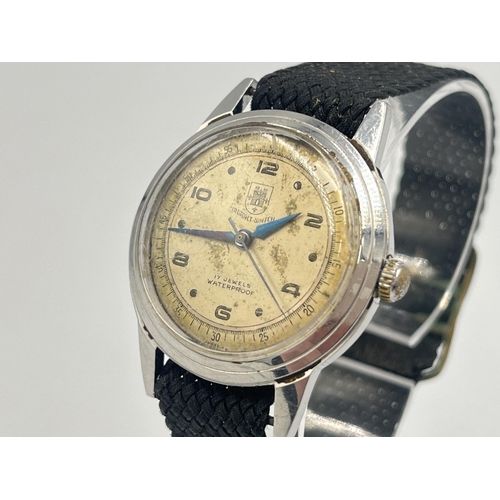 2232 - A vintage Muralt 17 jewels Incabloc automatic men's wristwatch