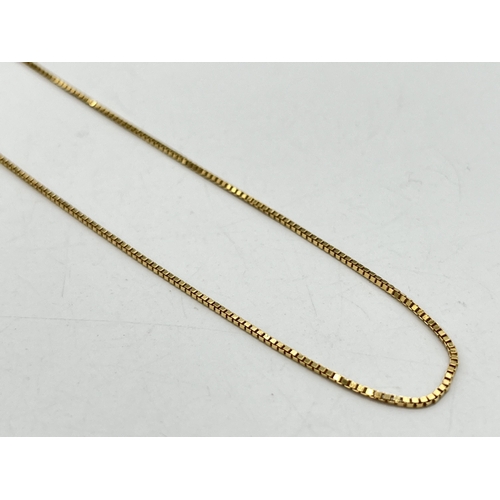 2267 - A Balestra 18ct gold chain necklace stamped '750' and '13 VI' to clasp - approx. gross weight 4.76g ... 