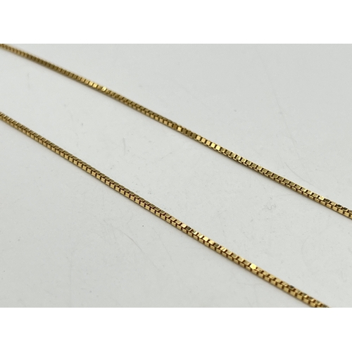 2267 - A Balestra 18ct gold chain necklace stamped '750' and '13 VI' to clasp - approx. gross weight 4.76g ... 