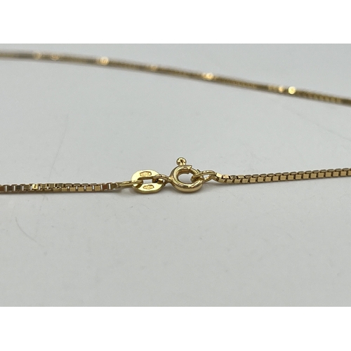 2267 - A Balestra 18ct gold chain necklace stamped '750' and '13 VI' to clasp - approx. gross weight 4.76g ... 