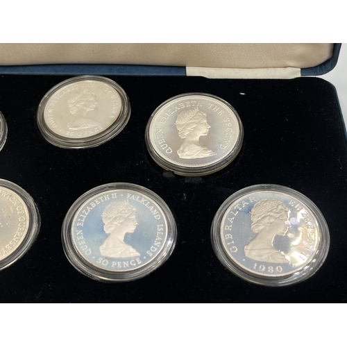 2339 - A cased 1980 Royal Mint Her Majesty Queen Elizabeth the Queen Mother 92.5% silver proof seven coin s... 