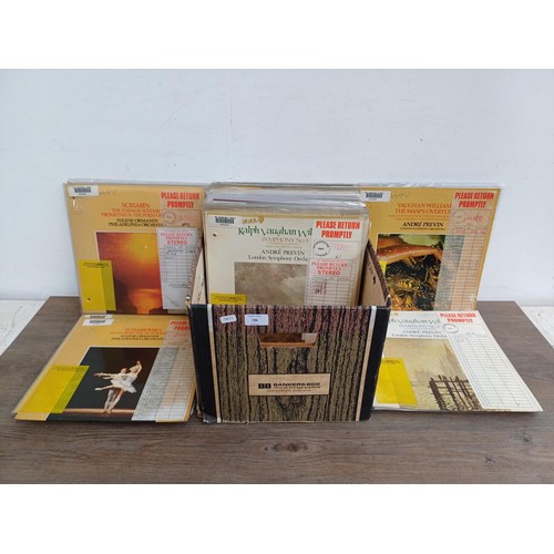 786 - A collection of classical LP vinyl records